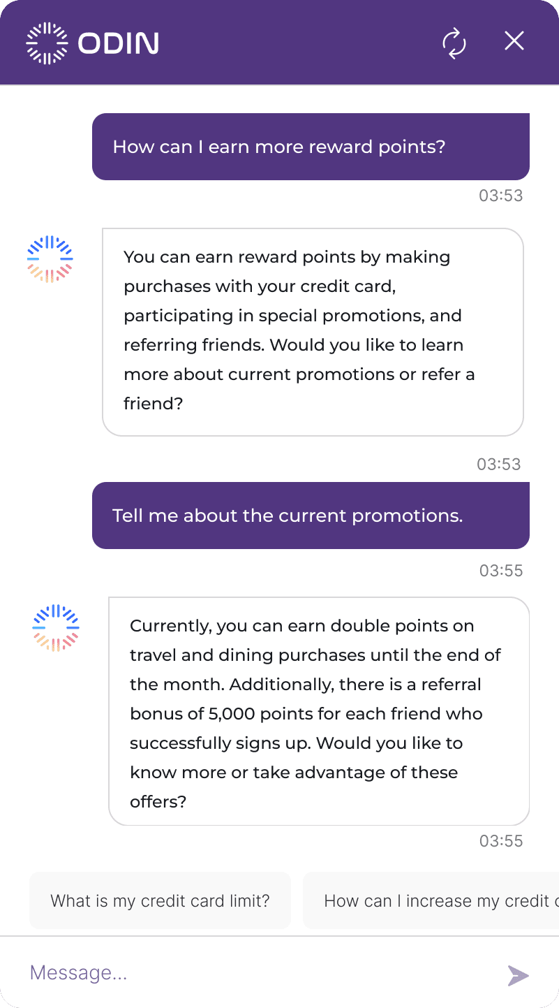 Odin AI Earning More Reward Points
