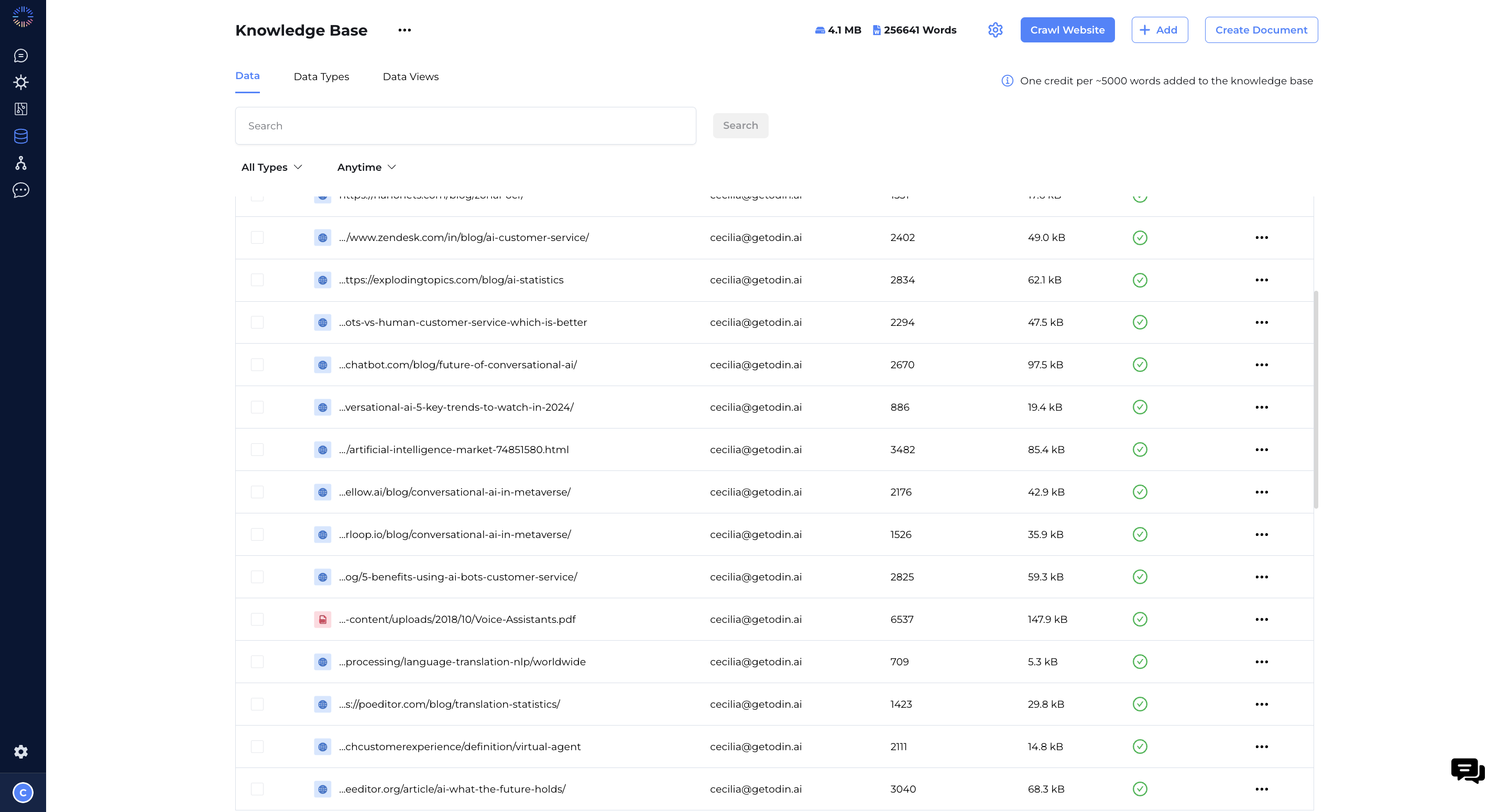 Knowledge Base Interface