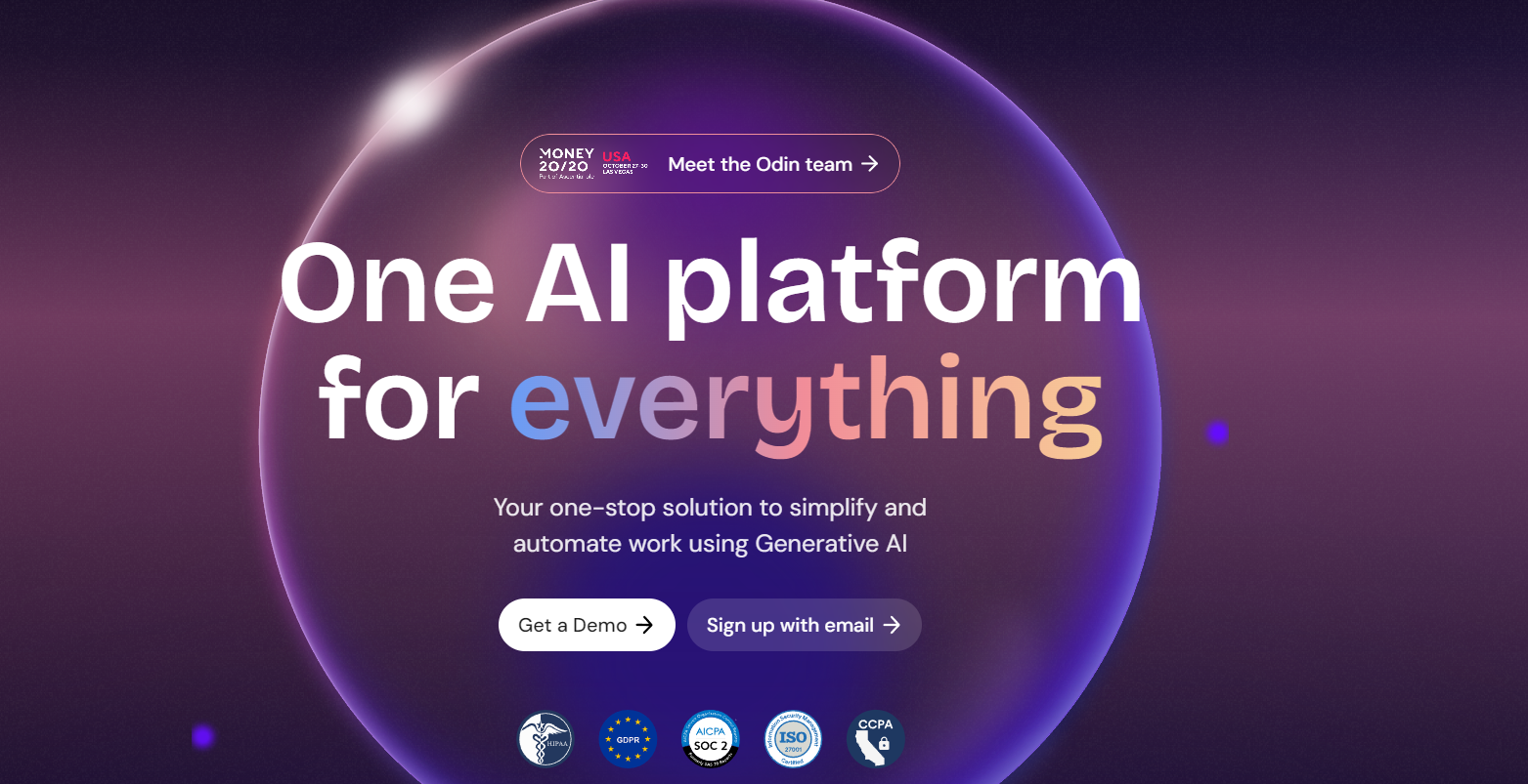 Odin AI sales assistant