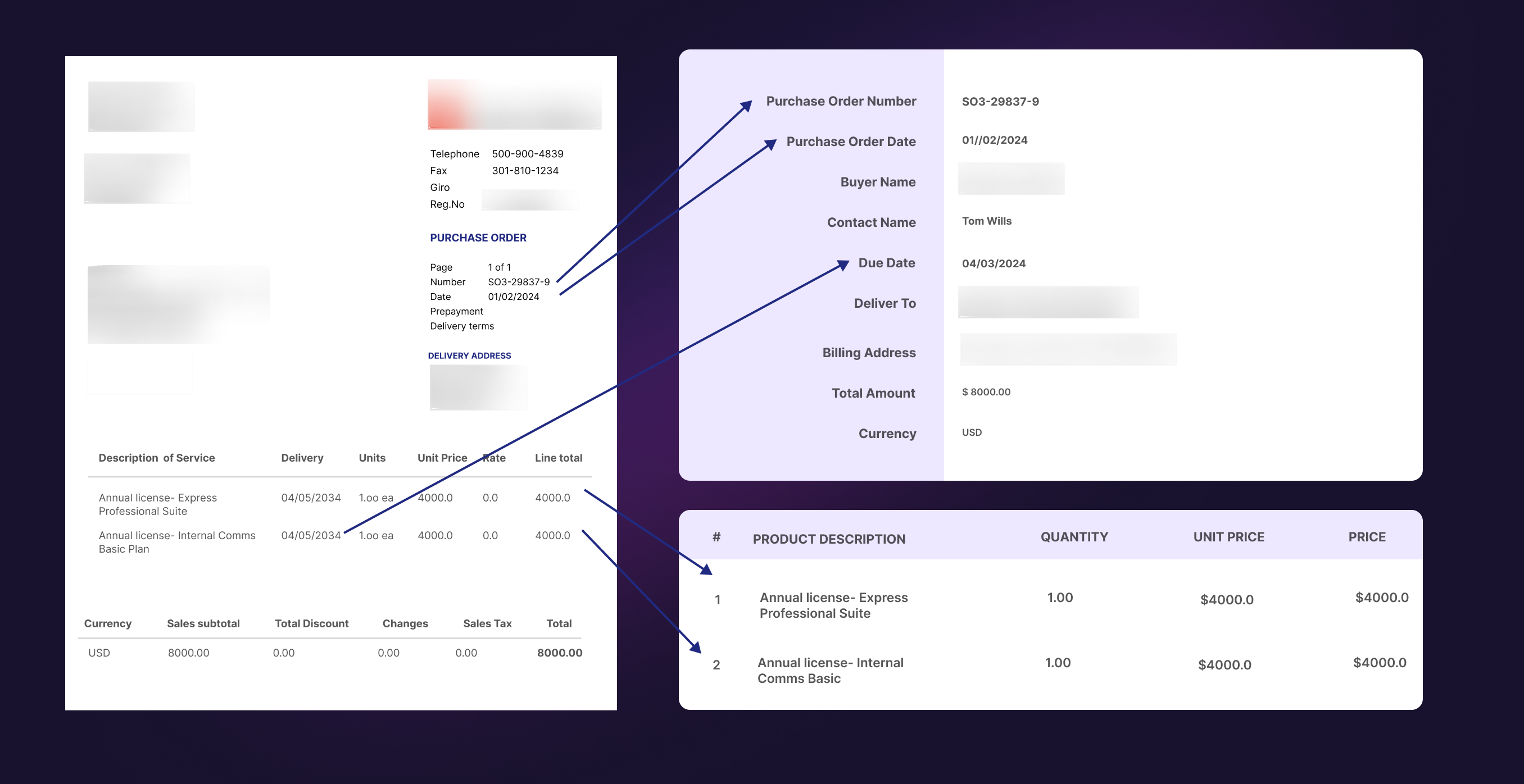 Accounts payable process demonstration