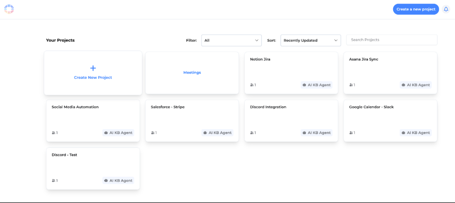 Odin AI integration dashboard