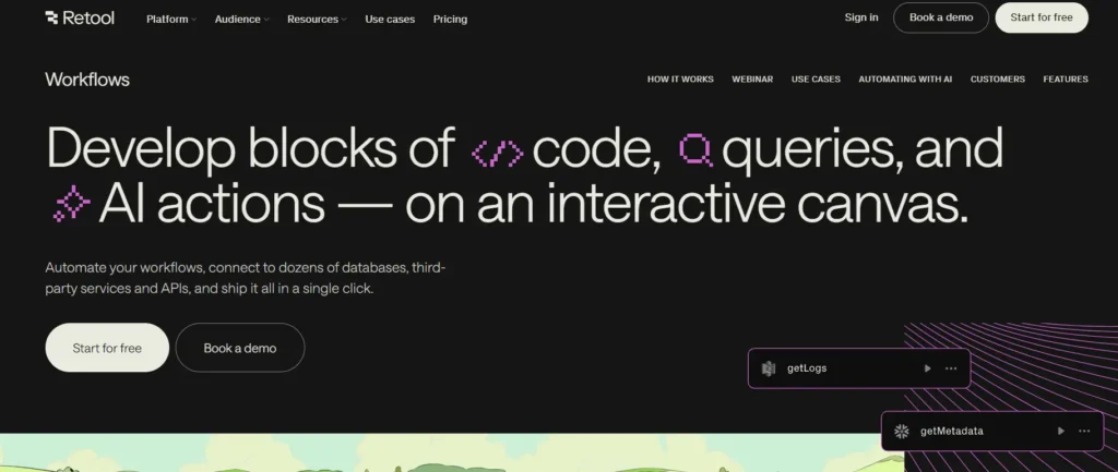 Retool website 