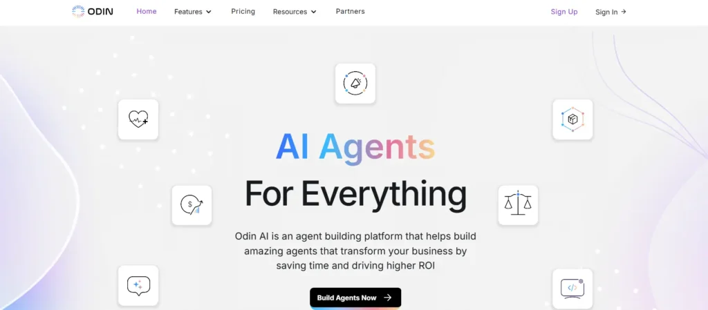 Odin AI Page