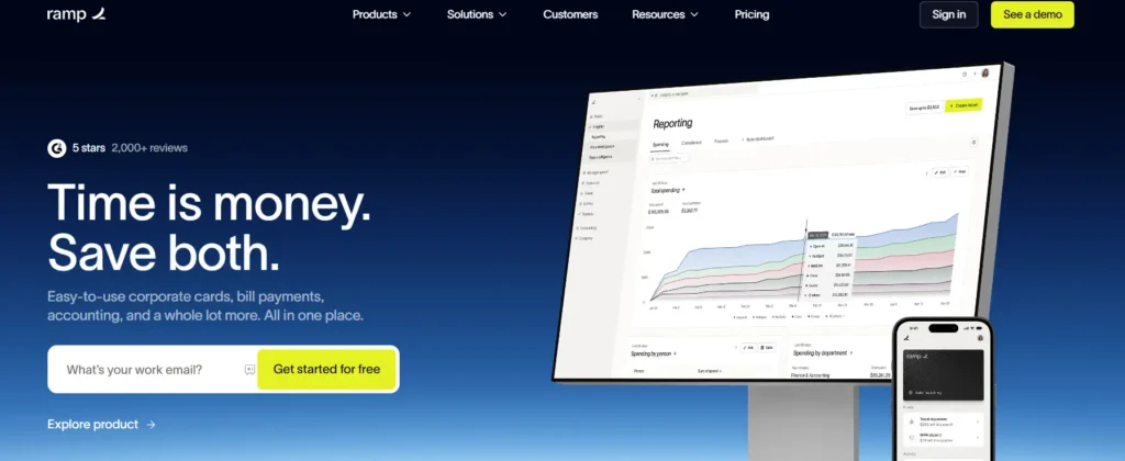 Ramp webpage