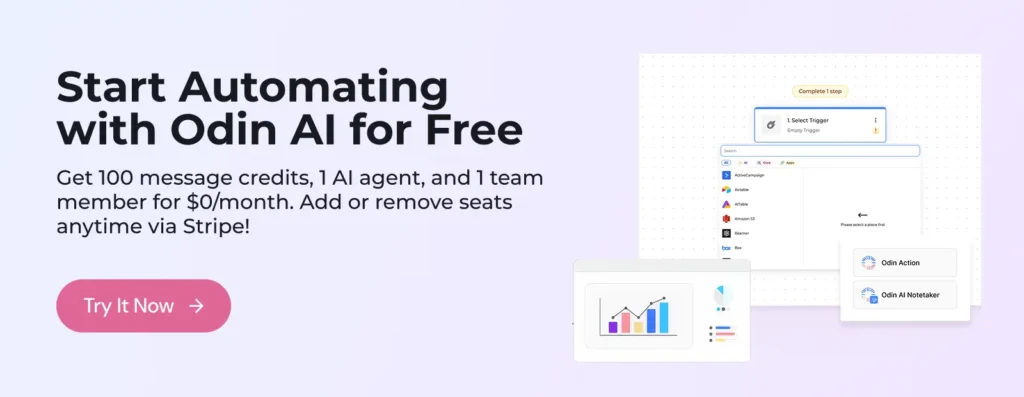 Odin ai automation pricing